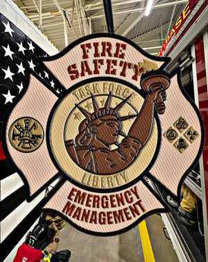 Limited Edition! Task Force Liberty- Fire, Safety, Emergency Management Patch
