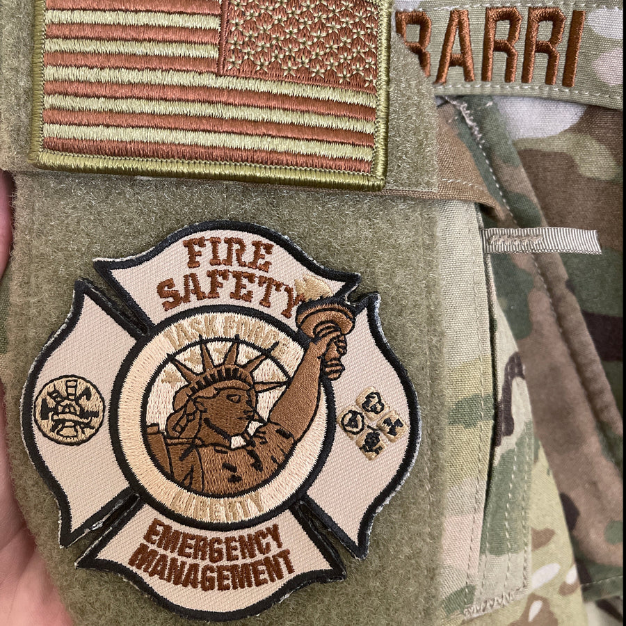 Limited Edition! Task Force Liberty- Fire, Safety, Emergency Management Patch