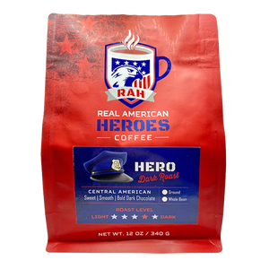 1 Real American Hero freshly roasted bag (Choice of Roast) subscription